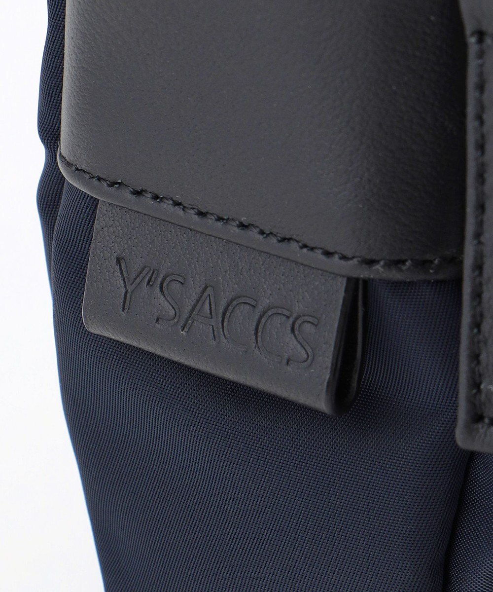 Y'SACCS ナイロン×牛革コンビシリーズ　横型ショルダーバッグ　SSサイズ 