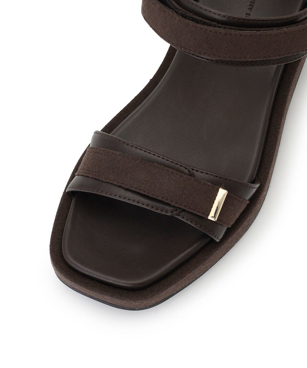 23区 【先行予約】スエードスポーツ サンダル 