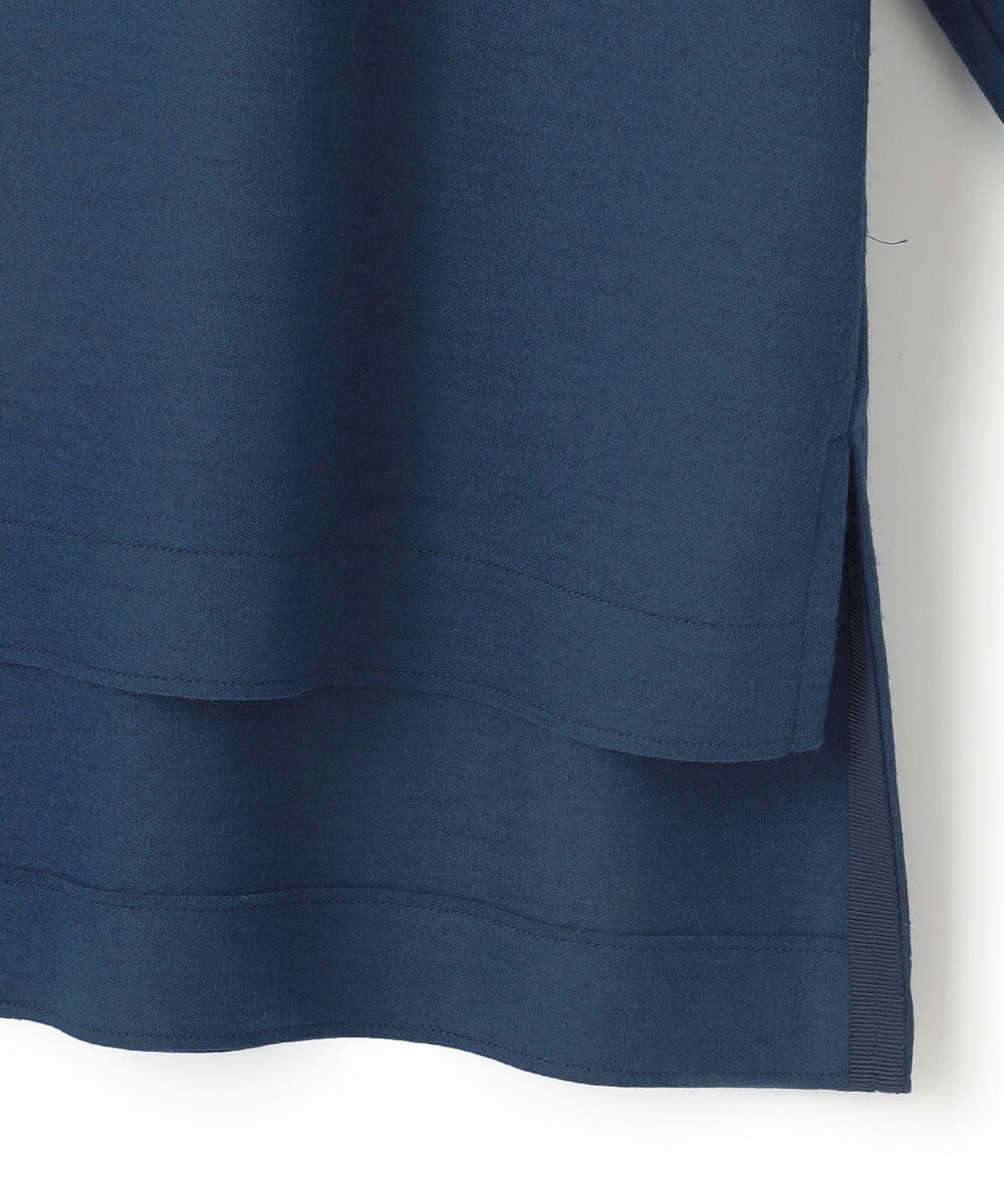 23区 【洗える】ウールミルドジャージー ボトルネック プルオーバー 