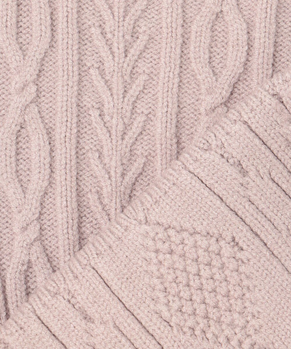 Feroux 【セットアイテム】ケーブルニット×オーガンジースカート 