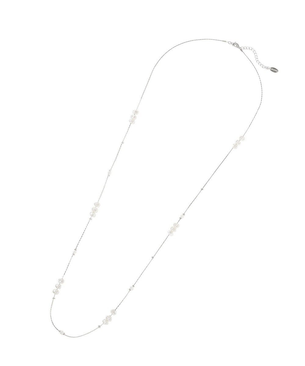 YECCA VECCA パールMIXロングネックレス 