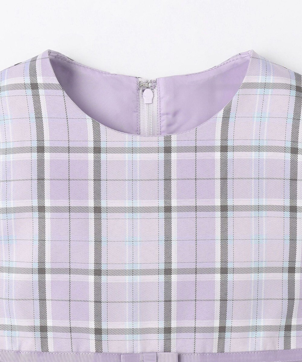 ANY KIDS チェック柄ジャンパースカート 