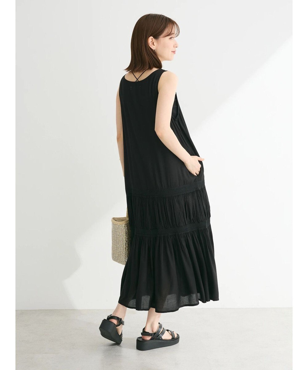 Green Parks Ｉ　ノースリスモッキング切替ワンピース 