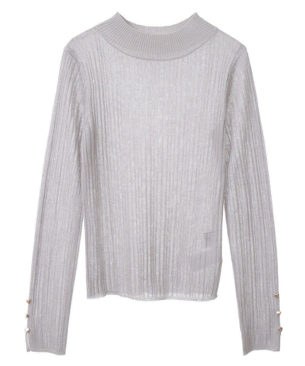 Green Parks ｄａｚｚｌｉｎ　シアーリブニットプルオーバー 