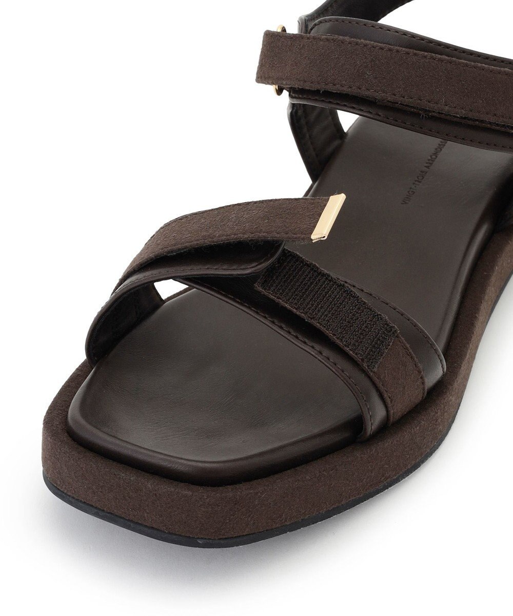 23区 【先行予約】スエードスポーツ サンダル 