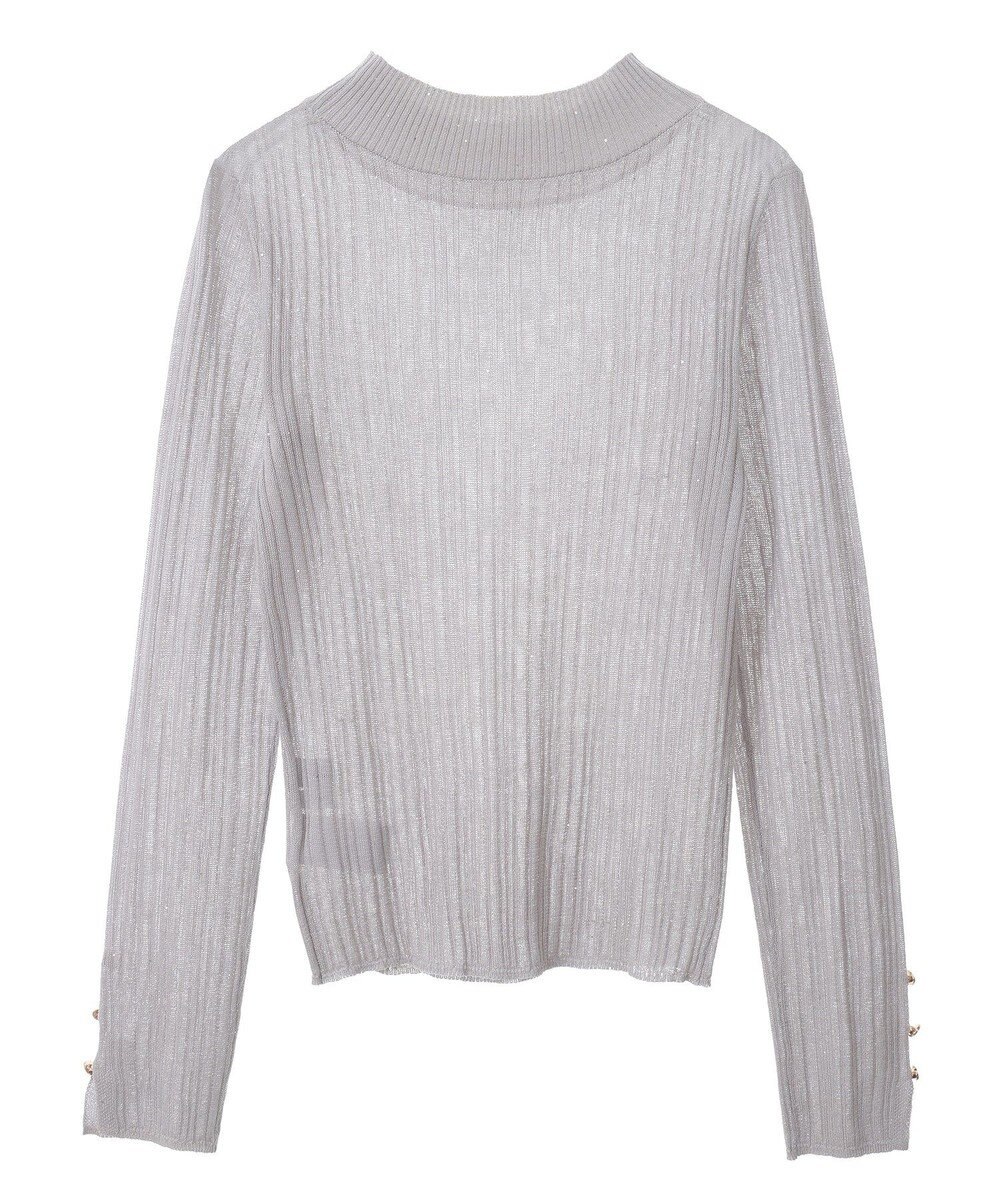 Green Parks ｄａｚｚｌｉｎ　シアーリブニットプルオーバー 