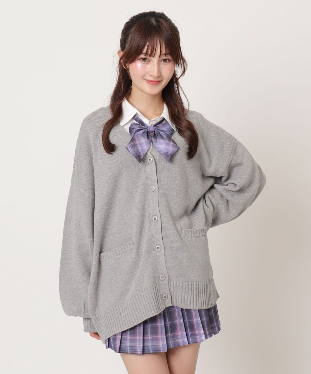 WEGO 【SCHOOLITEM】ニットカーディガン 