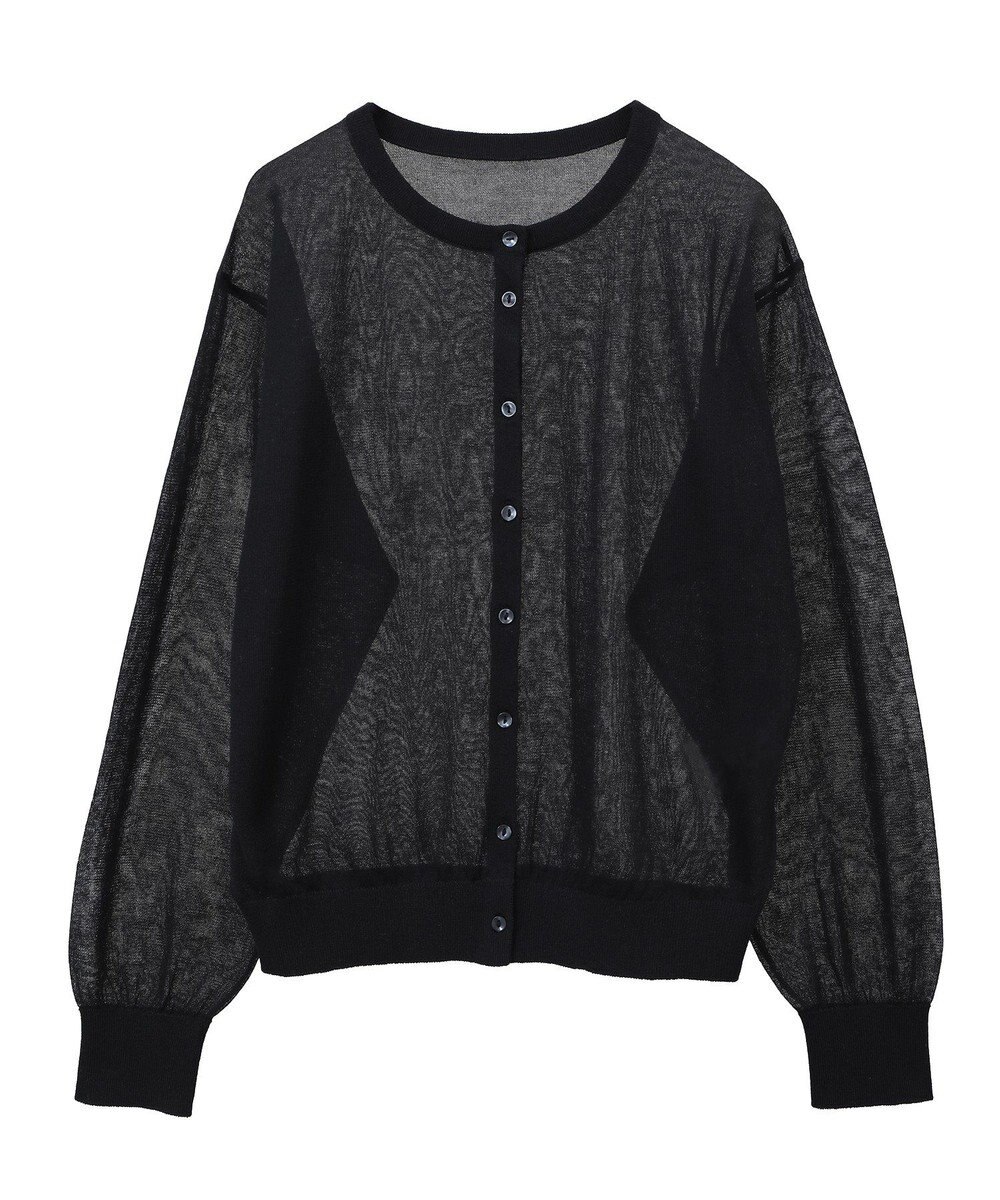 AMERICAN HOLIC シアークルーネックニットカーディガン 