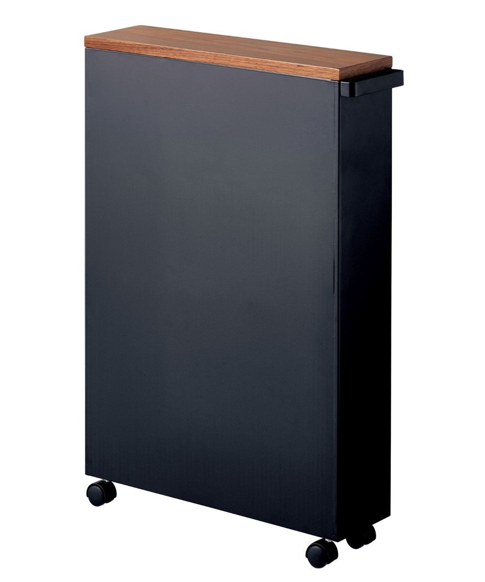 tower ハンドル付きスリムトイレラック タワー ブラック 