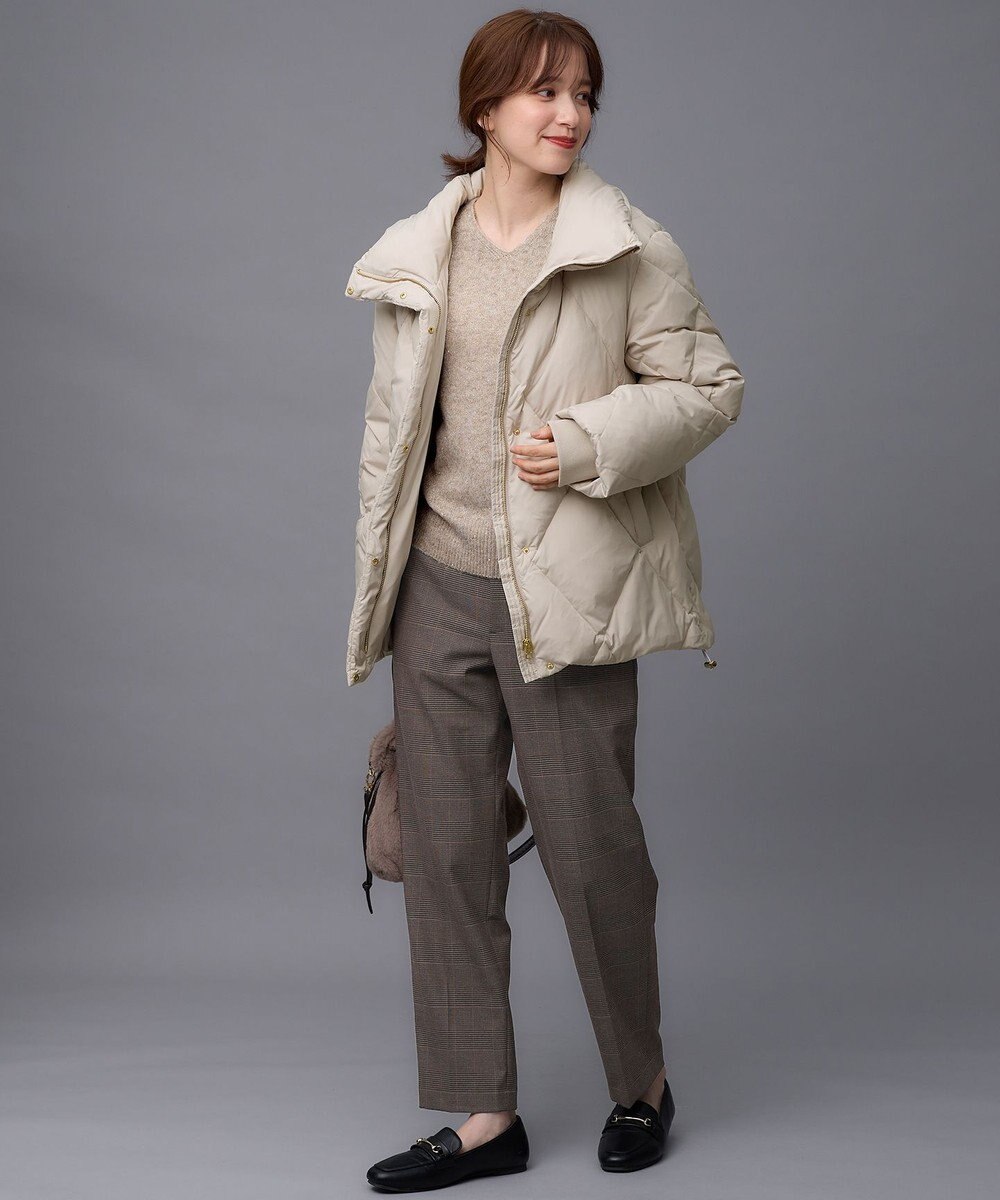 ANY L 【洗濯機可/撥水】ダイヤステッチキルトダウン 