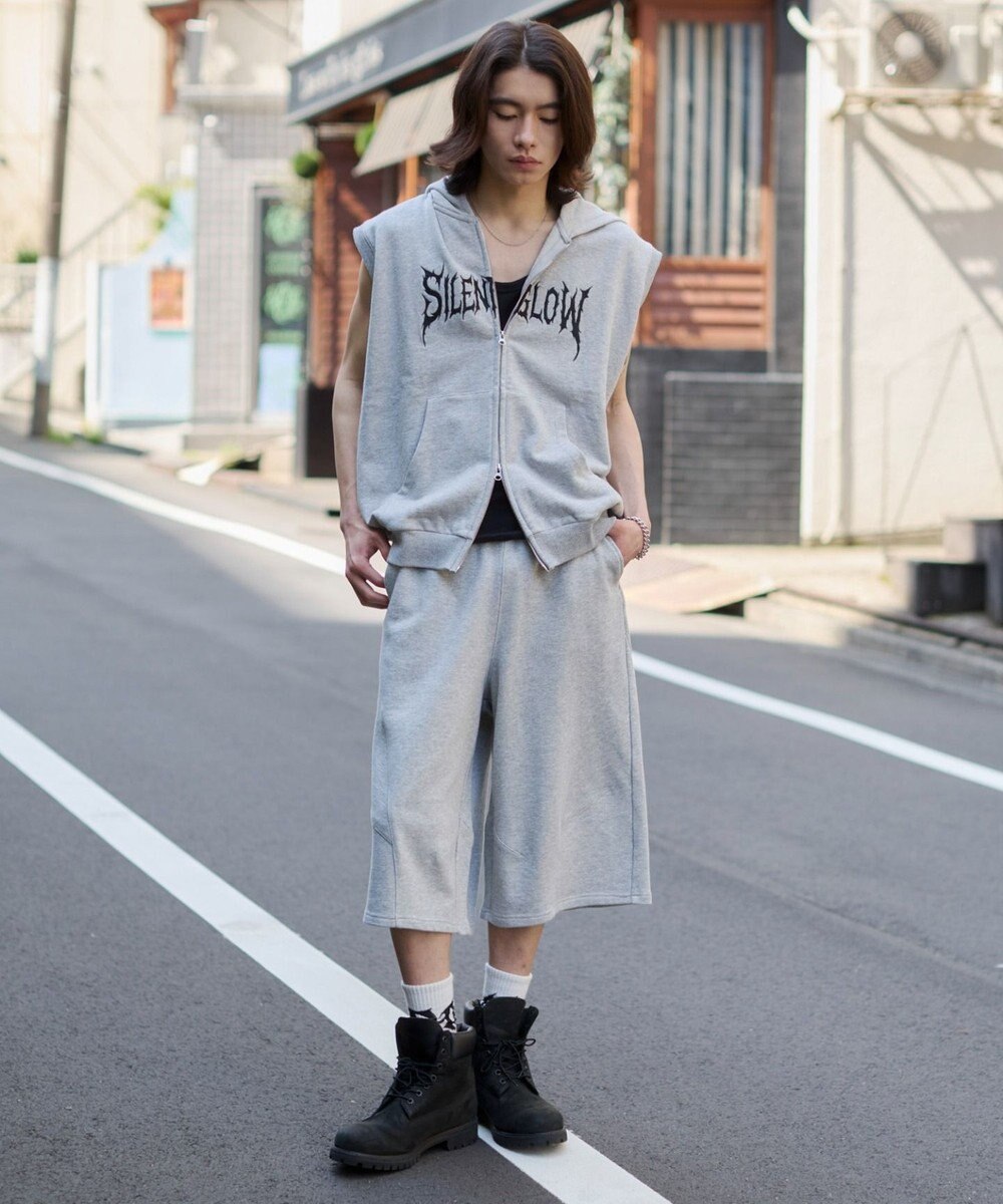 WEGO ノースリZIPパーカー 