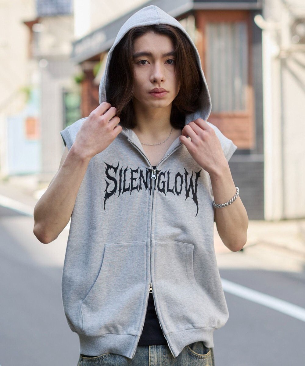 WEGO ノースリZIPパーカー 