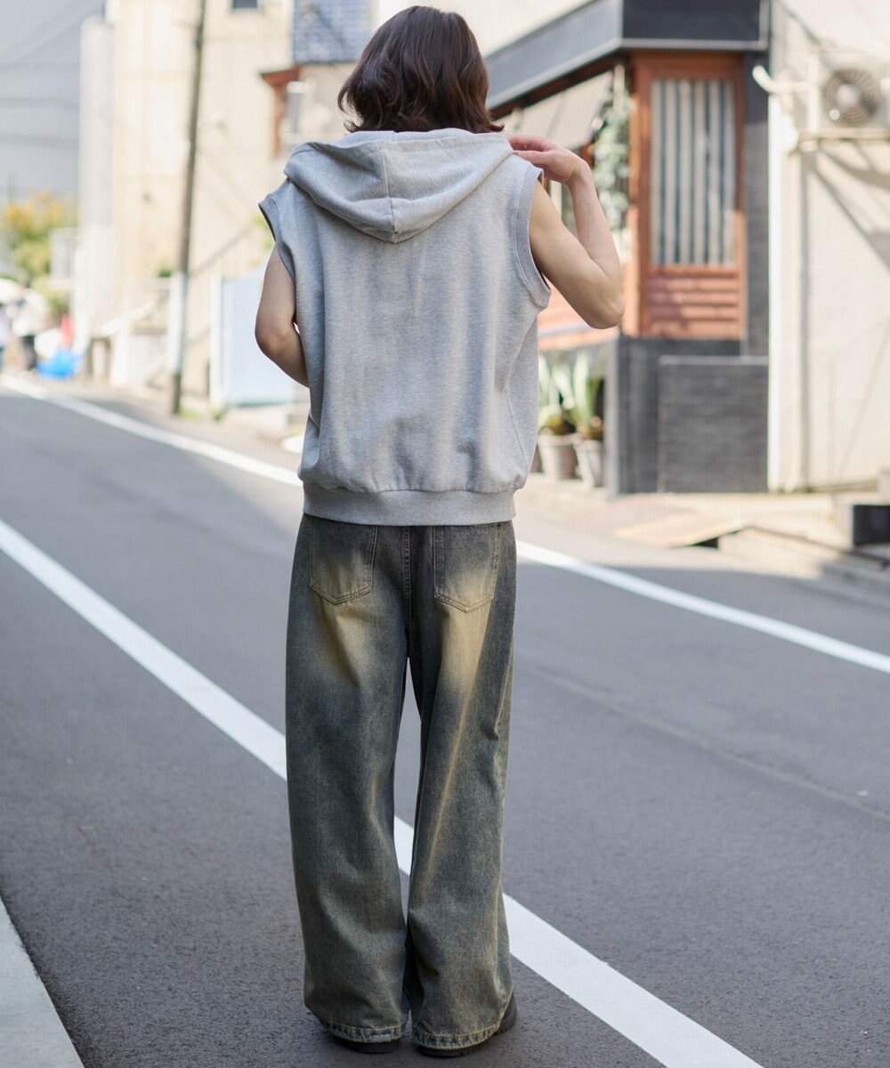 WEGO ノースリZIPパーカー 