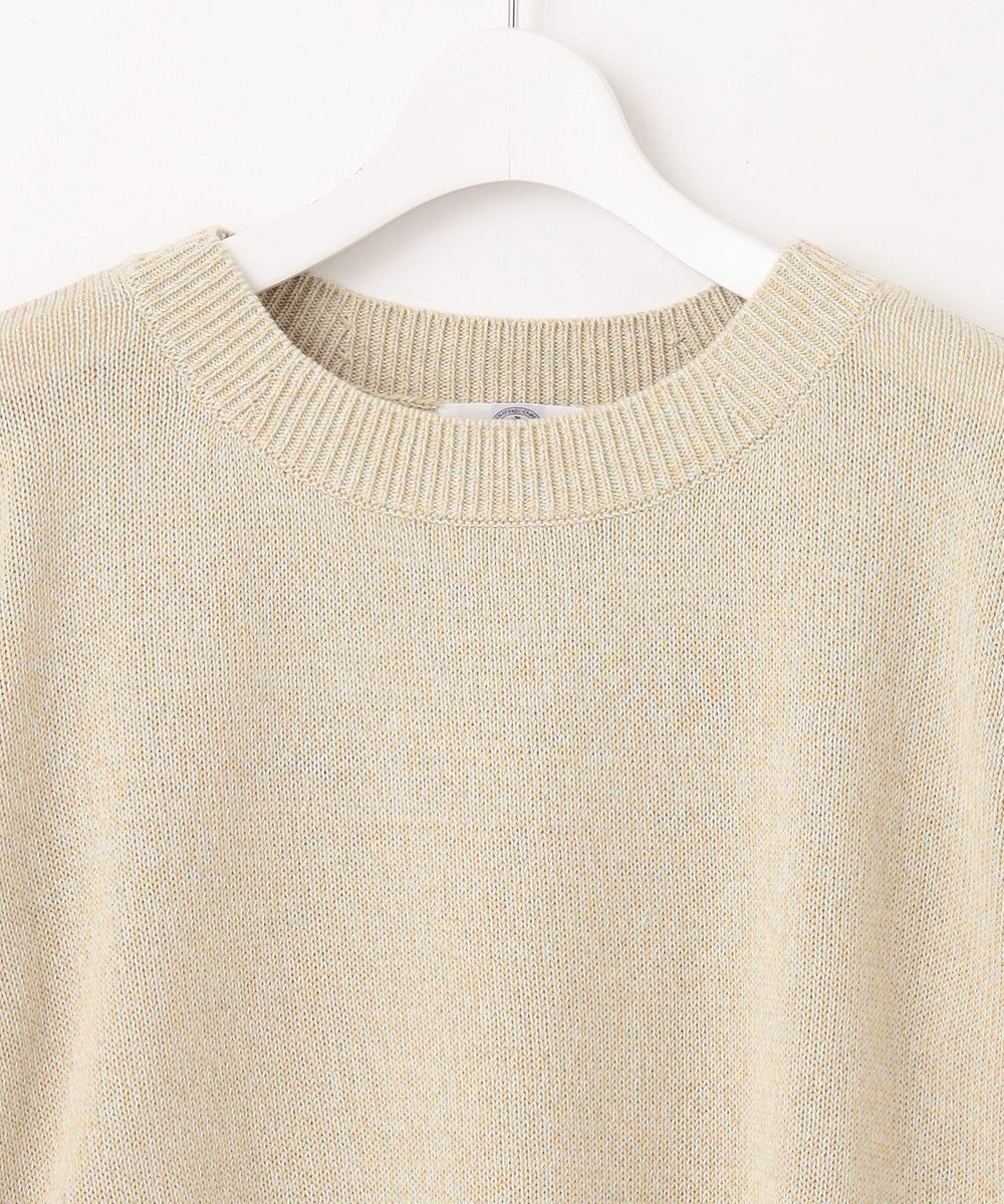 J.PRESS LADIES 【洗える】GIMA COTTON プルオーバー ニット 