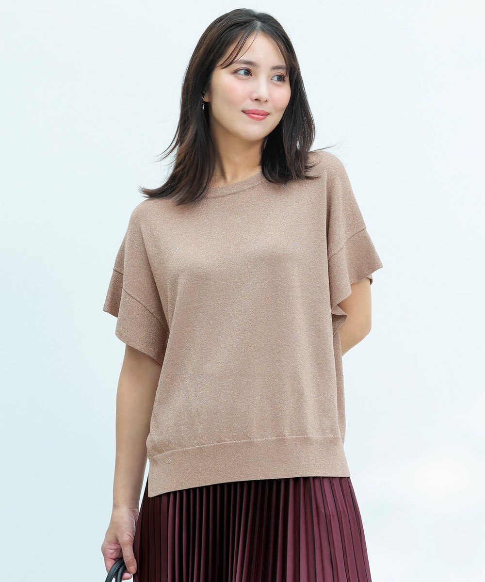 ANY SIS 【and GIRL掲載/アイスタッチ】フレンチスリーブ ニット 