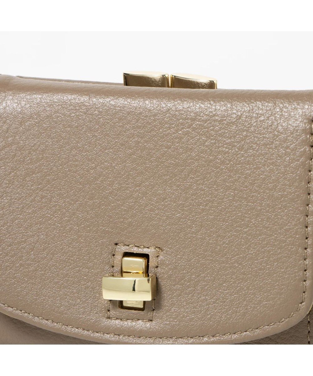 UNBILLION perche カラーコンビ3つ折り外ガマウォレット 