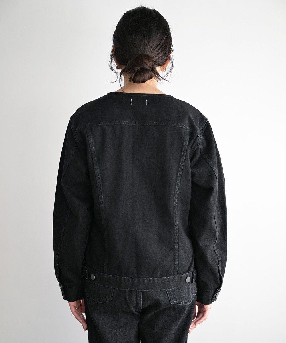 woadblue NOERIE -ノエリエ- / ノーカラーデニムジャケット 