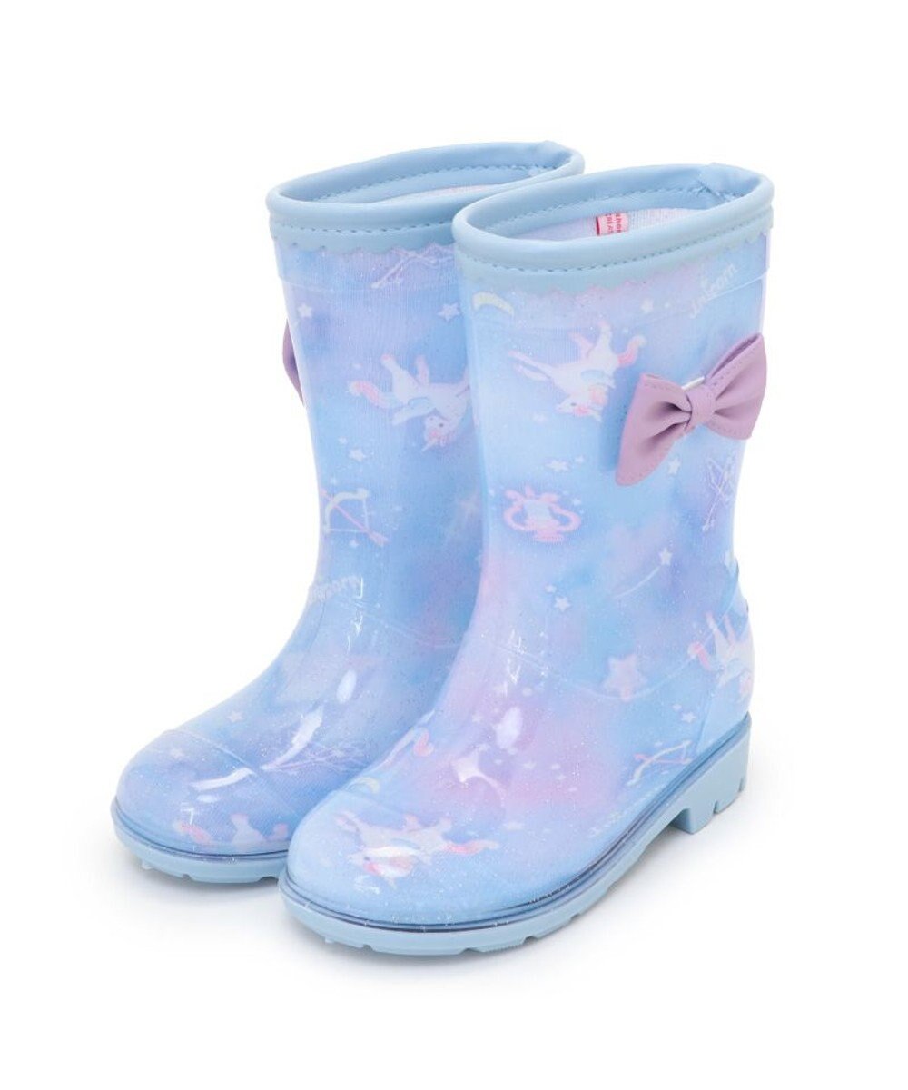 Mother garden マザーガーデン キッズ用 レインブーツ ユニコーン 《ミルキーウェイ柄》 