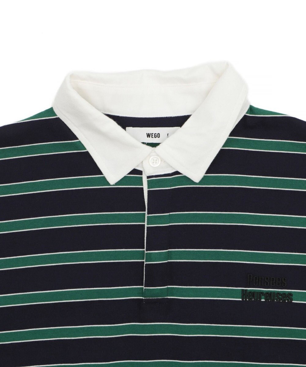 WEGO ボーダーラガーシャツ 