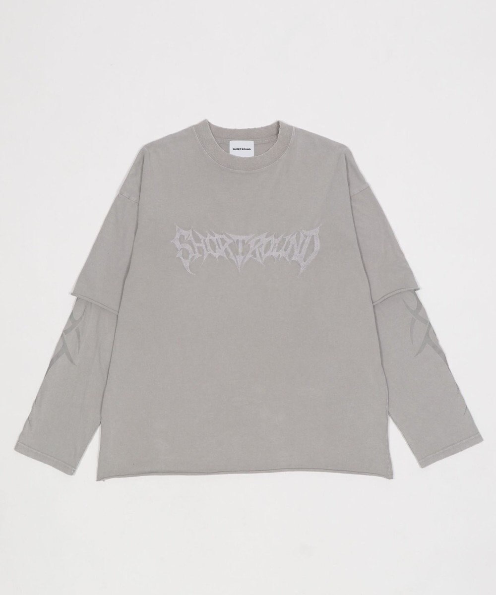 WEGO ブリーチレイヤードグラフィックT（LS） 