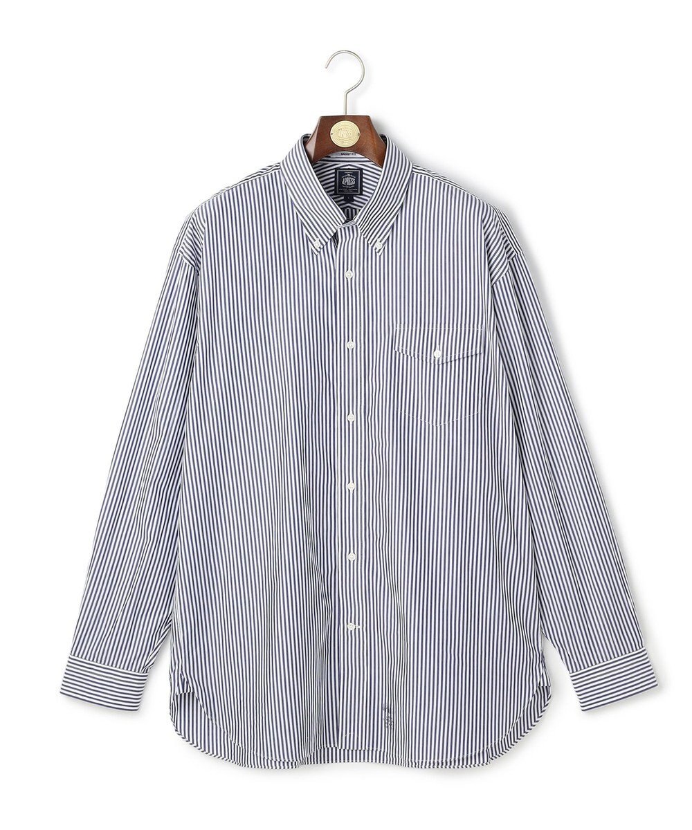 J.PRESS MEN 【J.PRESS ORIGINALS】【UNISEX】Cotton Broad Cloth Shirt / B.D. / Baggy-Fit 
