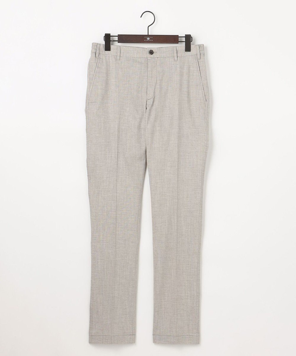 JOSEPH ABBOUD 【ウエストも伸びる!/清涼/ストレッチ】スラブストレッチ パンツ 