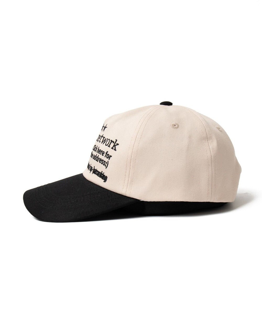 WEGO ロゴ刺繍バイカラーキャップ 