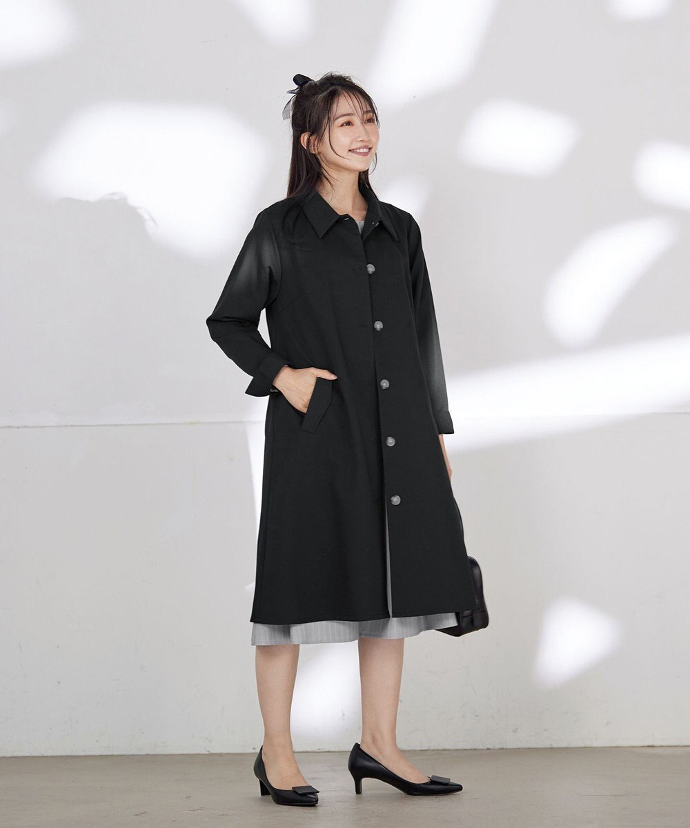 Tiaclasse L 【洗える】ステンカラーコート 