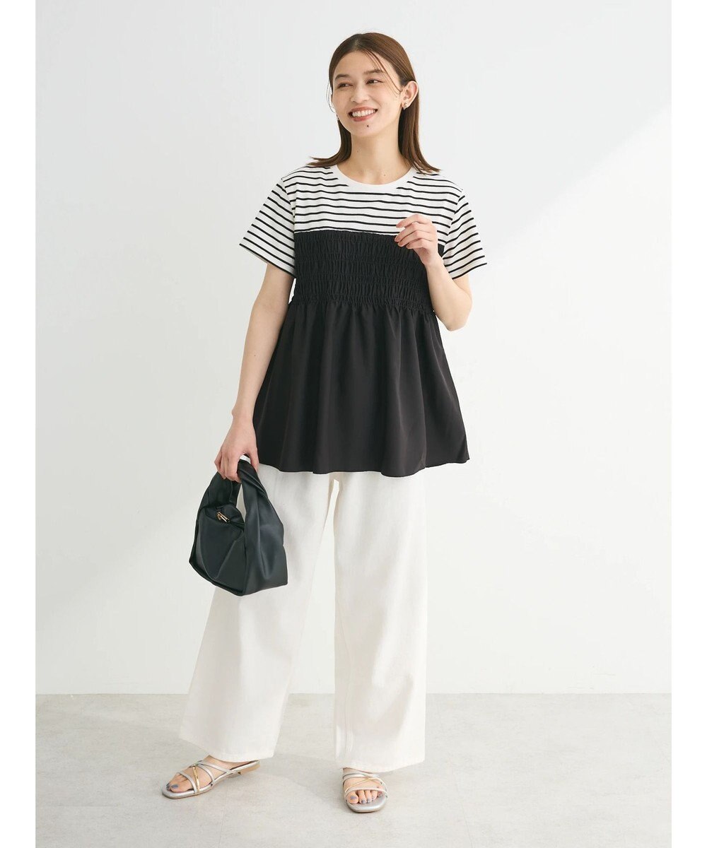 Green Parks シャーリングサテンドッキングプルオーバー 