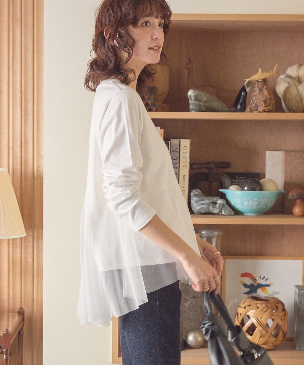 AMERICAN HOLIC チュールドッキングカットプルオーバー 