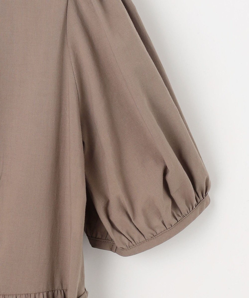 Feroux 刺繍入りシャツ ワンピース 