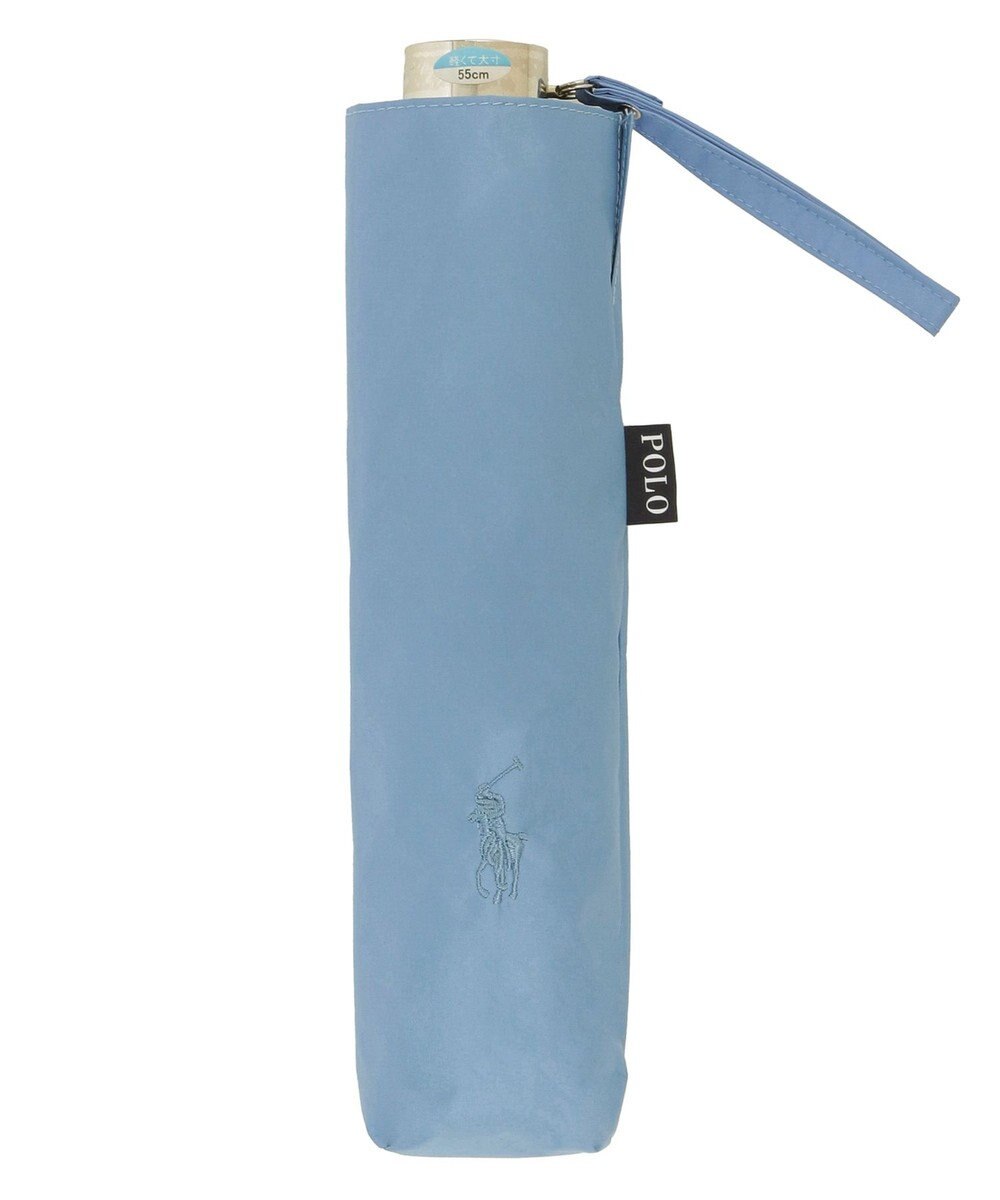 MOONBAT 【大きめ】POLO RALPH LAUREN 晴雨兼用日傘 折りたたみ傘 PP／遮光 遮熱 UV 