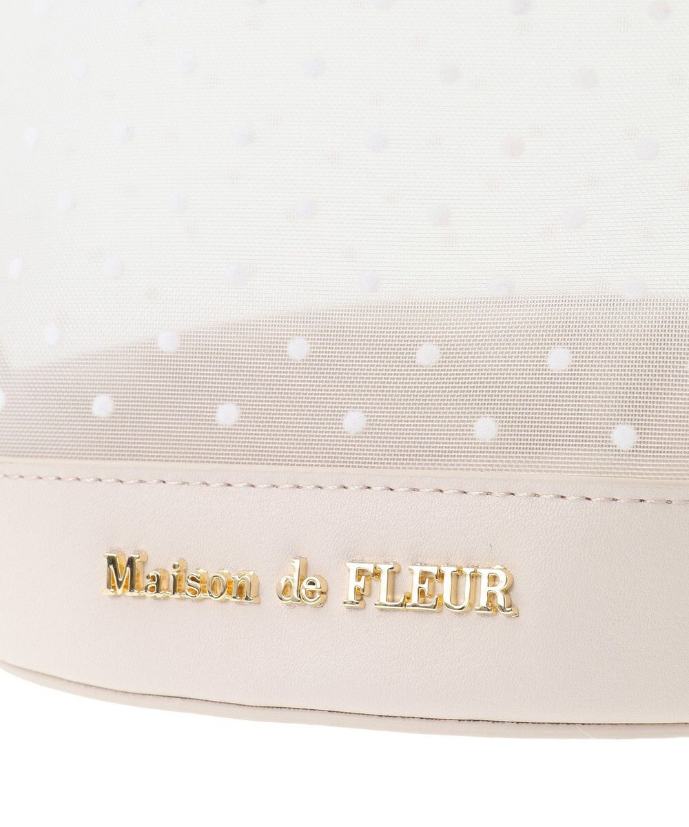Maison de FLEUR メッシュチュールバッグ 