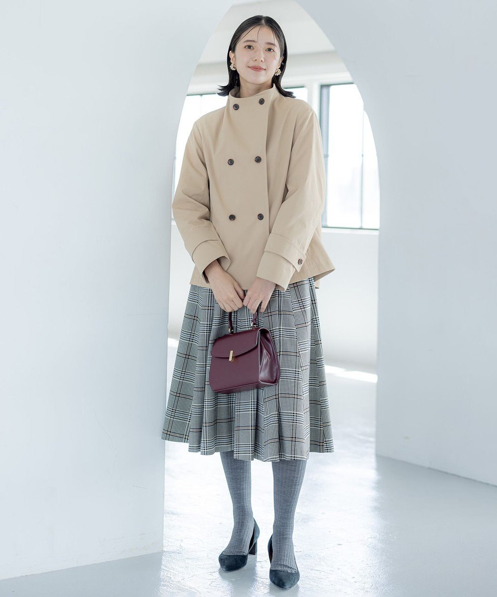 組曲 T/Rツイルストレッチ フレアスカート 