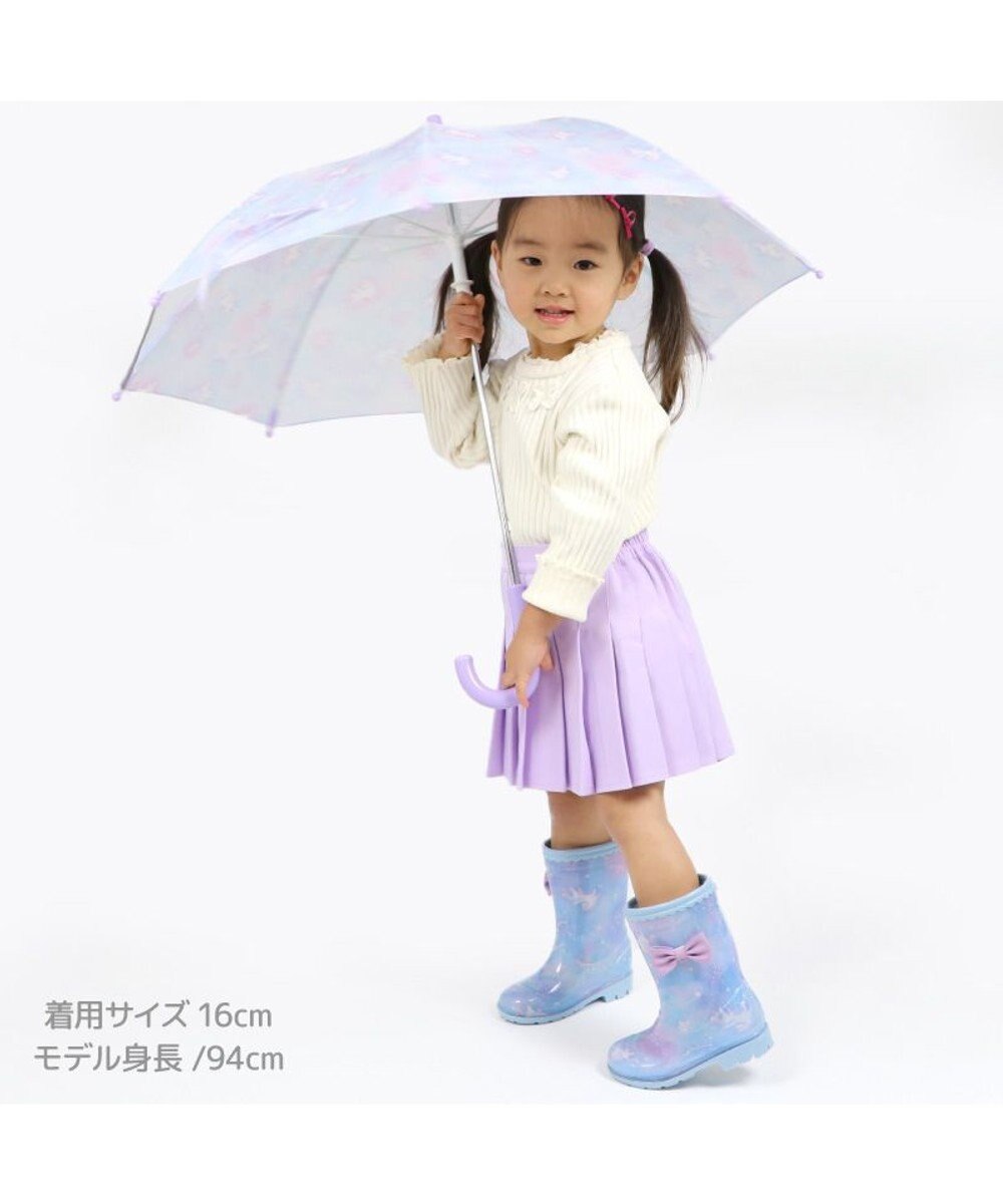 Mother garden マザーガーデン キッズ用 レインブーツ ユニコーン 《ミルキーウェイ柄》 