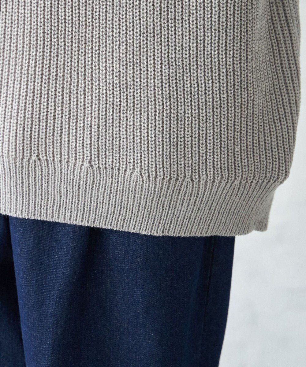 WEGO オーバーフィットハーフジッププルオーバー 