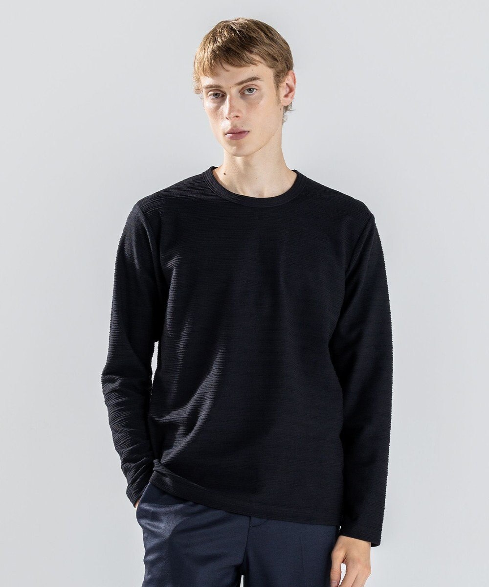 JOSEPH HOMME 【新色追加】メランジリップル　クルーネックカットソー 