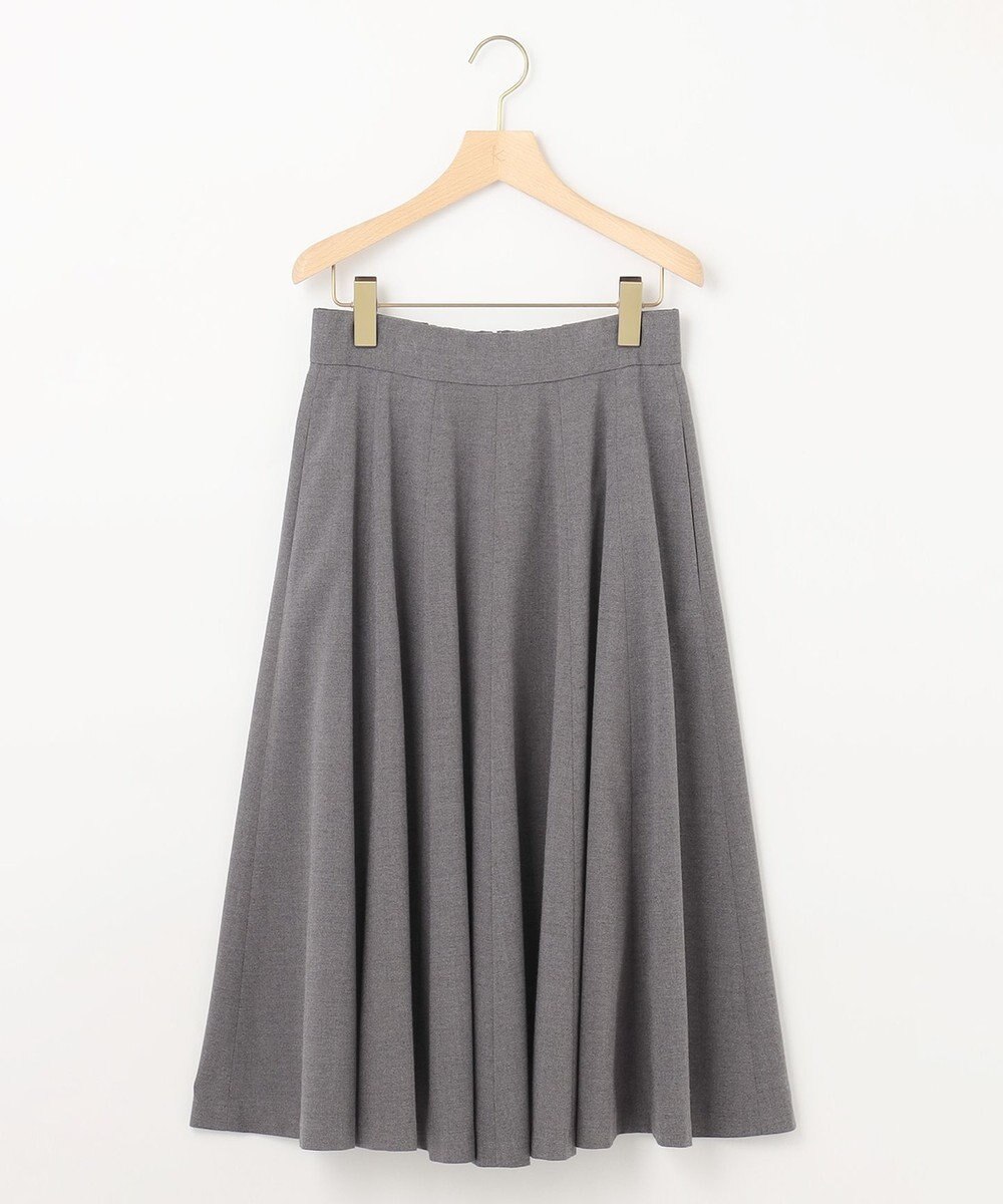 組曲 T/Rツイルストレッチ フレアスカート 