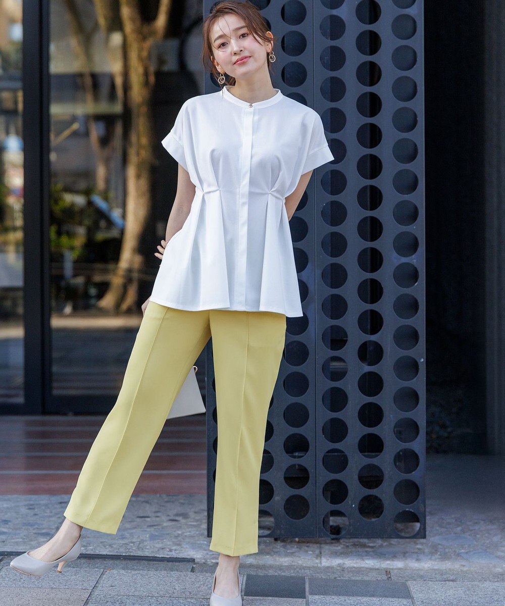 ANY SIS 【撥水・接触冷感・UVカット】コンフォートイージー テーパードパンツ 