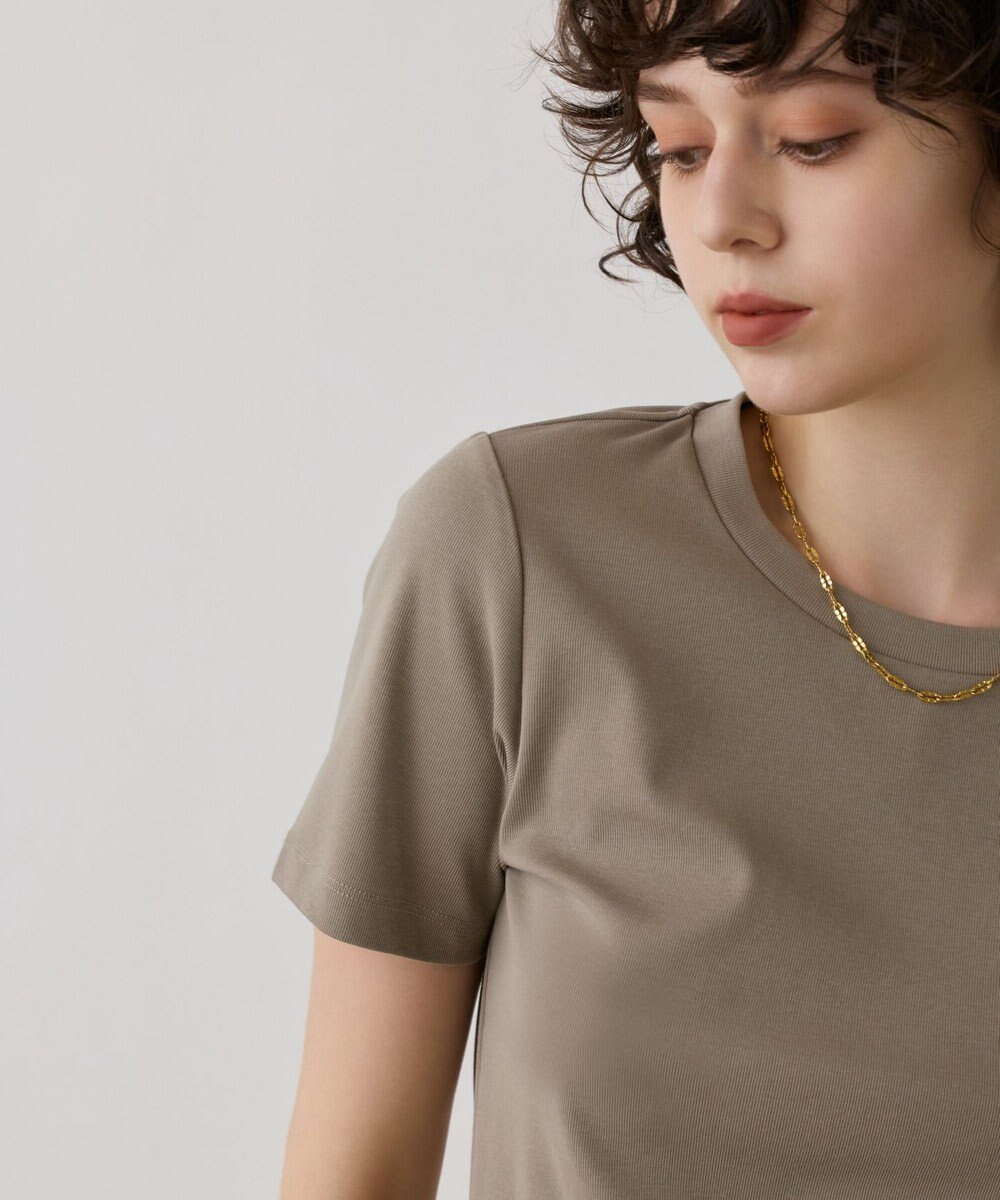 GRACE CONTINENTAL コンパクト天竺トップ 