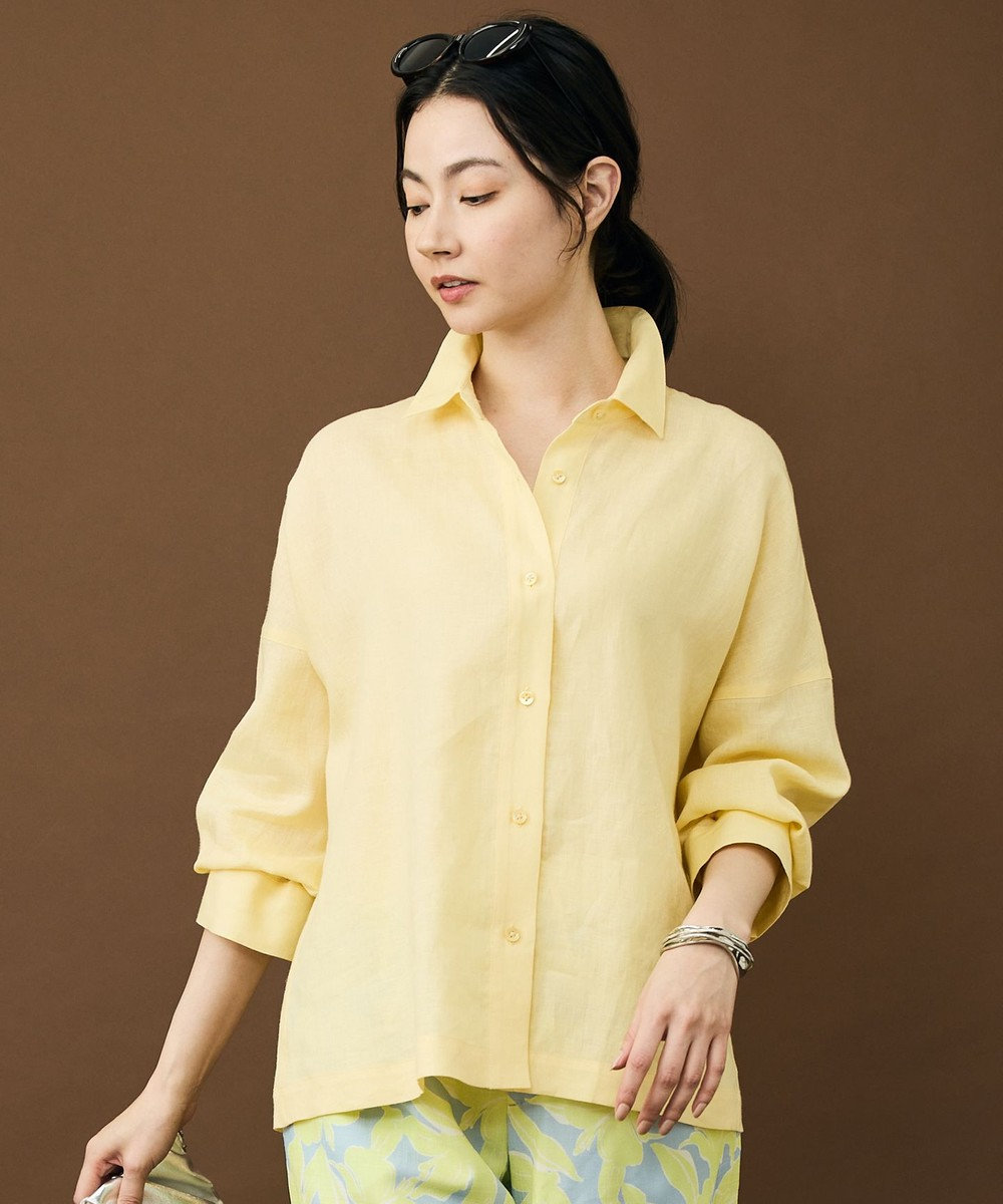 自由区 L トルコリネン シャツ 