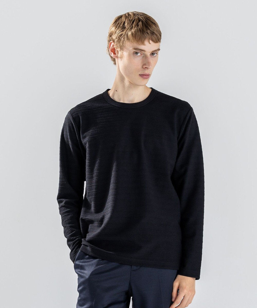 JOSEPH HOMME 【新色追加】メランジリップル　クルーネックカットソー 