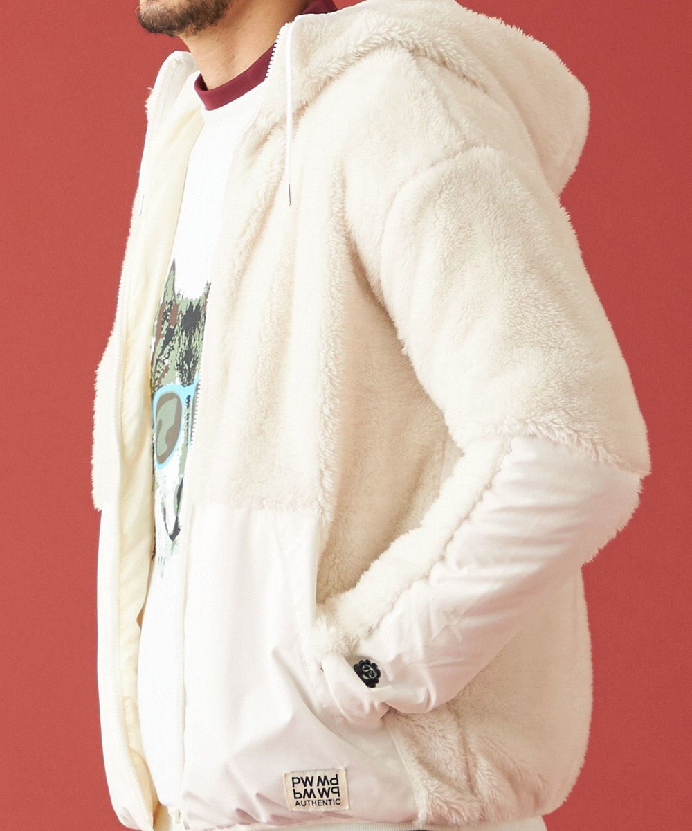 PW CIRCULUS 【MEN】フェイクファーブルゾン 