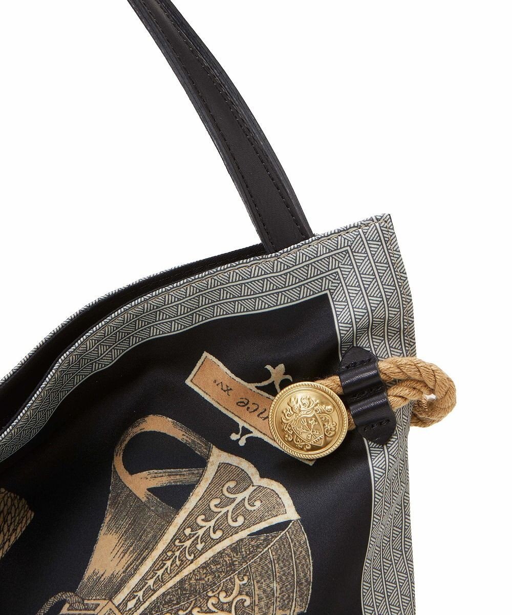 TOPKAPI 【TREASURE TOPKAPI】【アーカイブ】マイルドサテン スカーフ パネル柄 トートバッグ 2023 