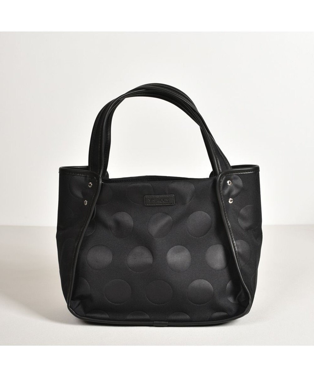 Y'SACCS ヒートエンボス ポルカドットトート Sサイズ 