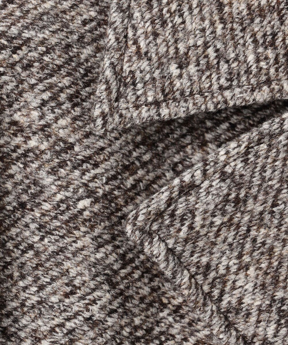 JOSEPH ABBOUD 【イタリア素材/軽量/中綿キルト裏地】ワイドカルゼ ウールジャージー コート 