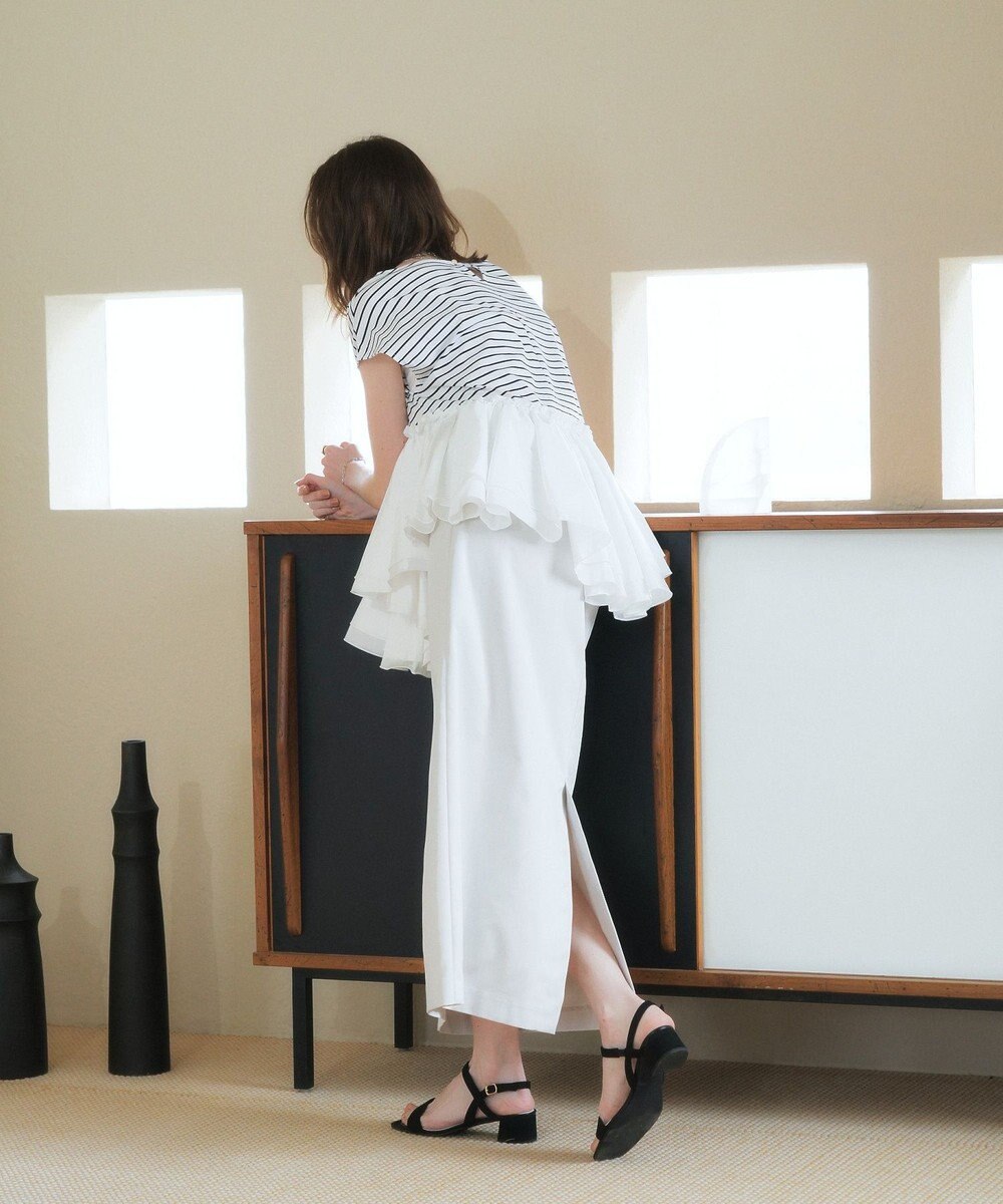 YECCA VECCA ロングナロースカート 