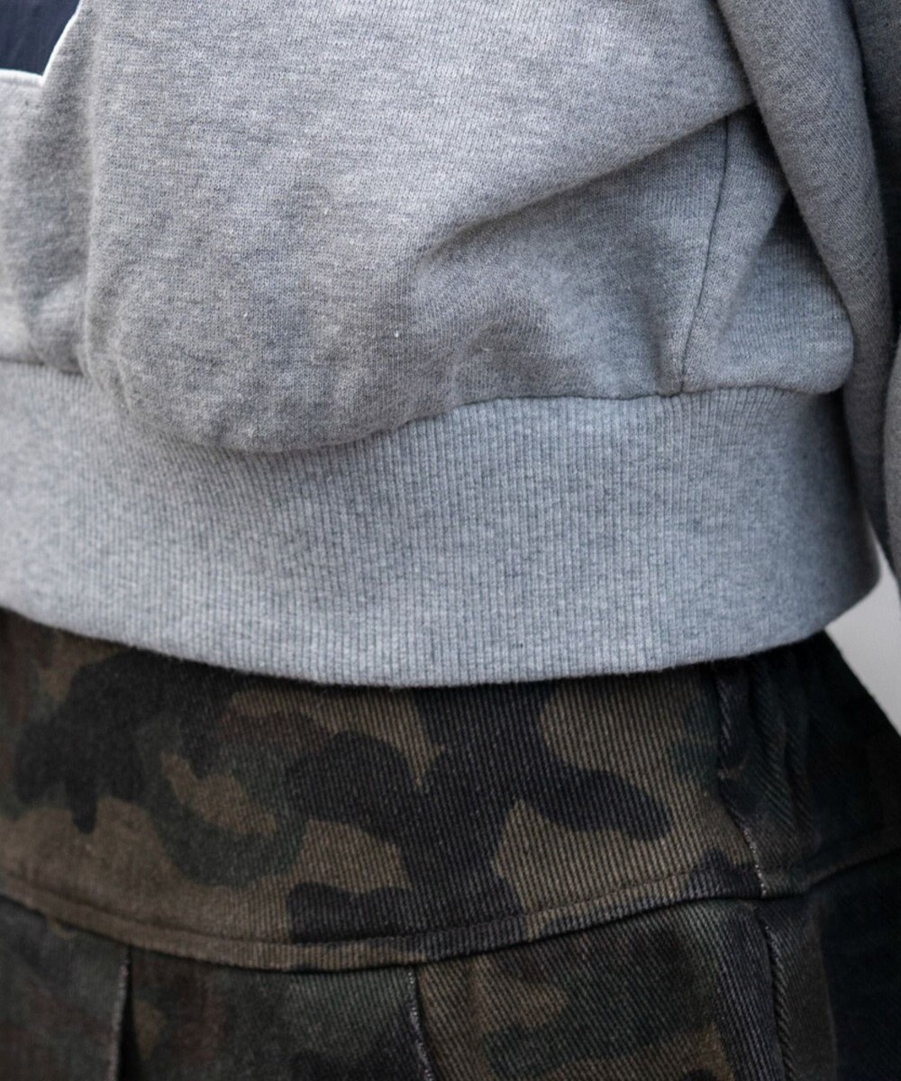 WEGO グラフィックショートZIPパーカー 