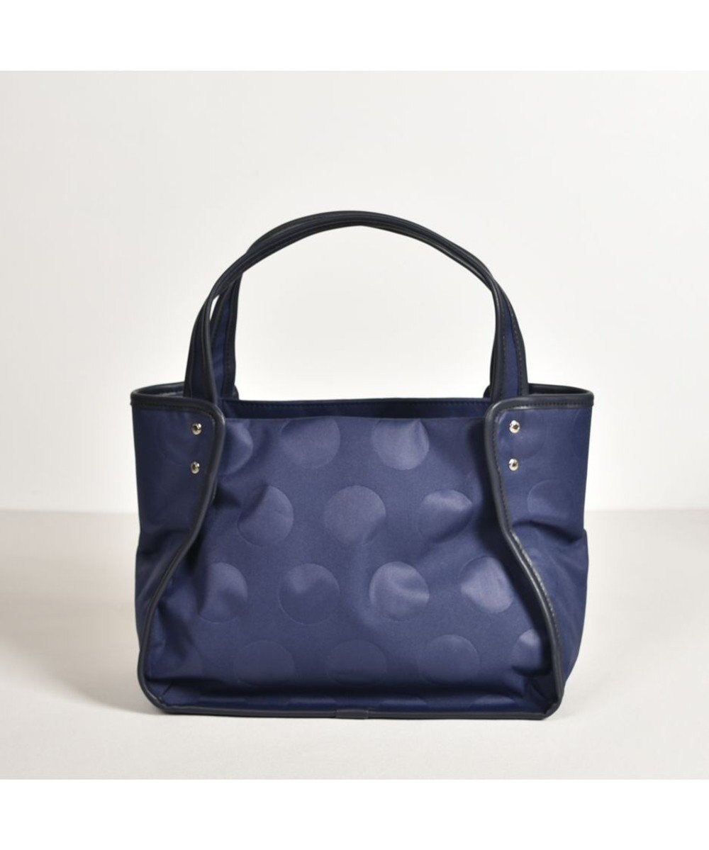 Y'SACCS ヒートエンボス ポルカドットトート Sサイズ 