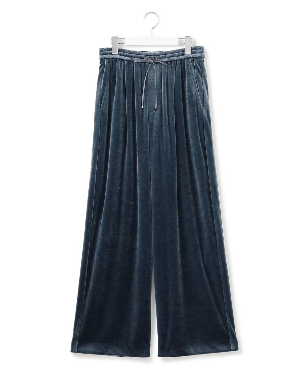 23区 【GOLD LABEL】プレミアムベロア ドロスト ワイドパンツ 